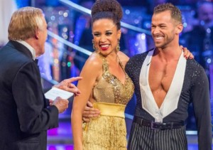 Natalie-Gumede and Bruce Forsyth