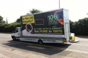 Controversial UKBA go home vans