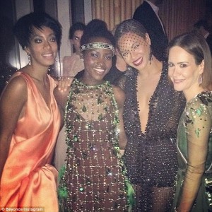 solange, Lupita, Beyonce