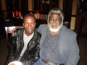 Baba Jukwa suspect Mxolisi Ncube with Wilf Mbanga
